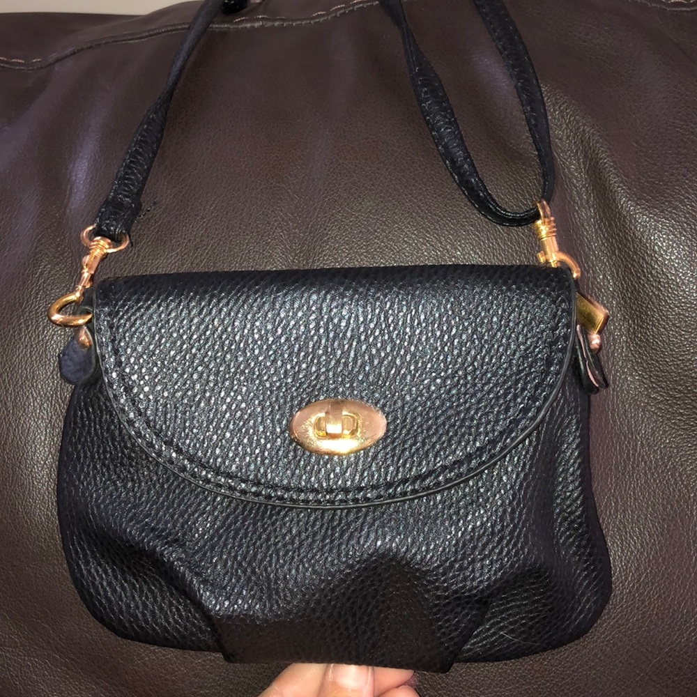 Small black crossbody bag